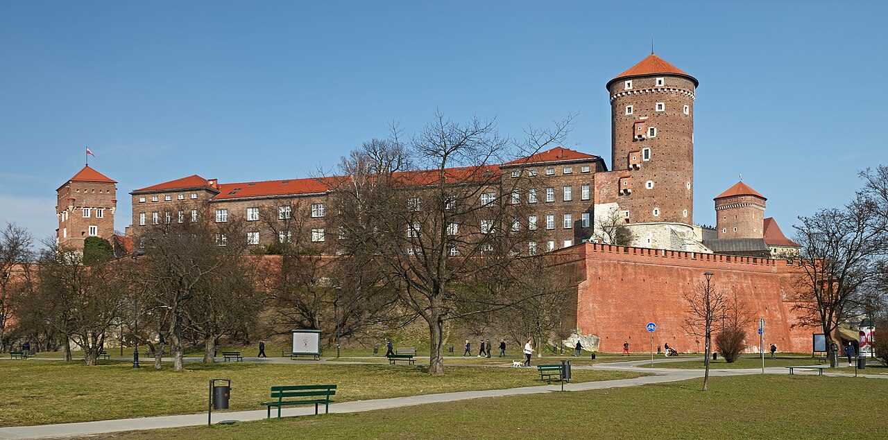 Wawel od strony południowej w Krakowie
